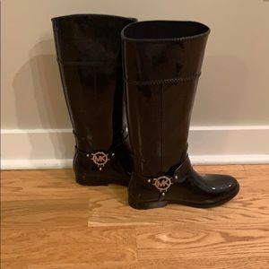 Michael kors rain boots, worn once!